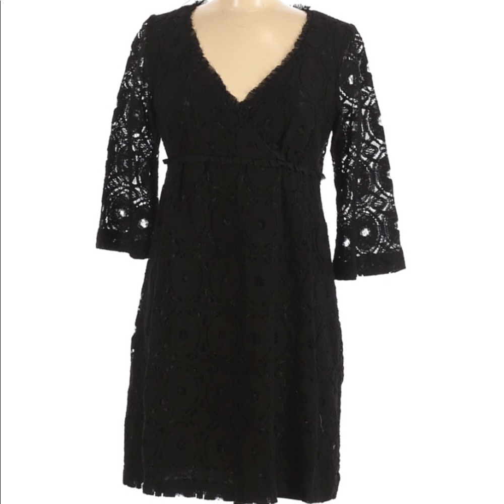 Ronni Nicole black dress